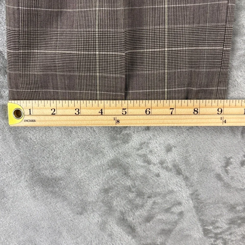 The Producer Express Design Studio Mens 32x32 Wool Blend Glen Plaid Dress Pants